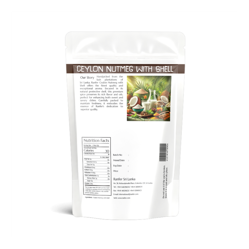 Ceylon Nutmeg With Shell